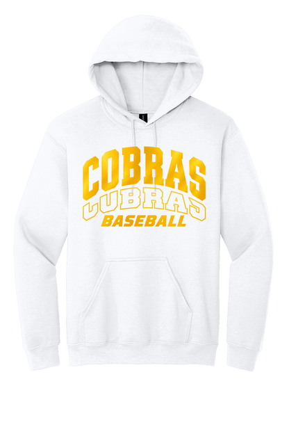 Cobras Baseball Outline Gold Version