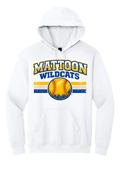 Wildcats Distressed Softball