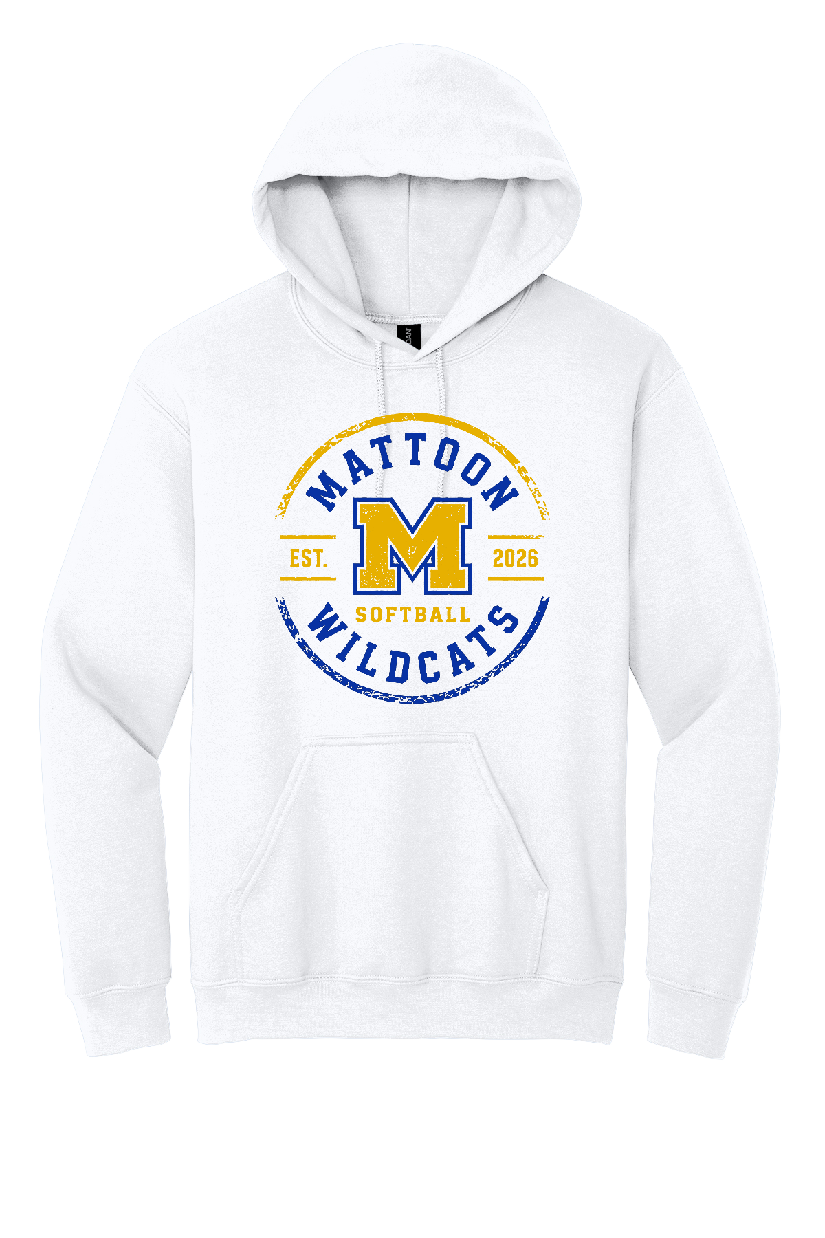 Wildcats Distressed Circle