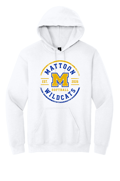Wildcats Distressed Circle