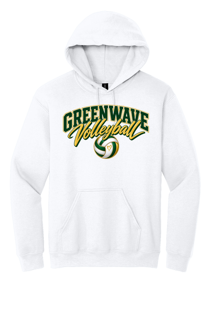 Greenwave Volleyball Heart