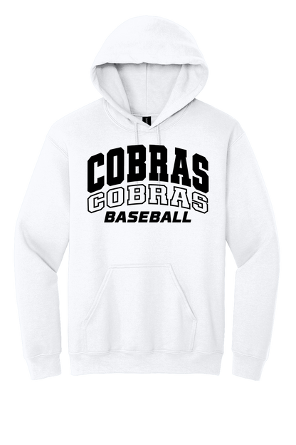 Cobras Baseball Outline White Version
