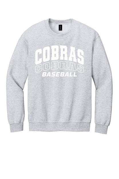 Cobras Baseball Outline White Version