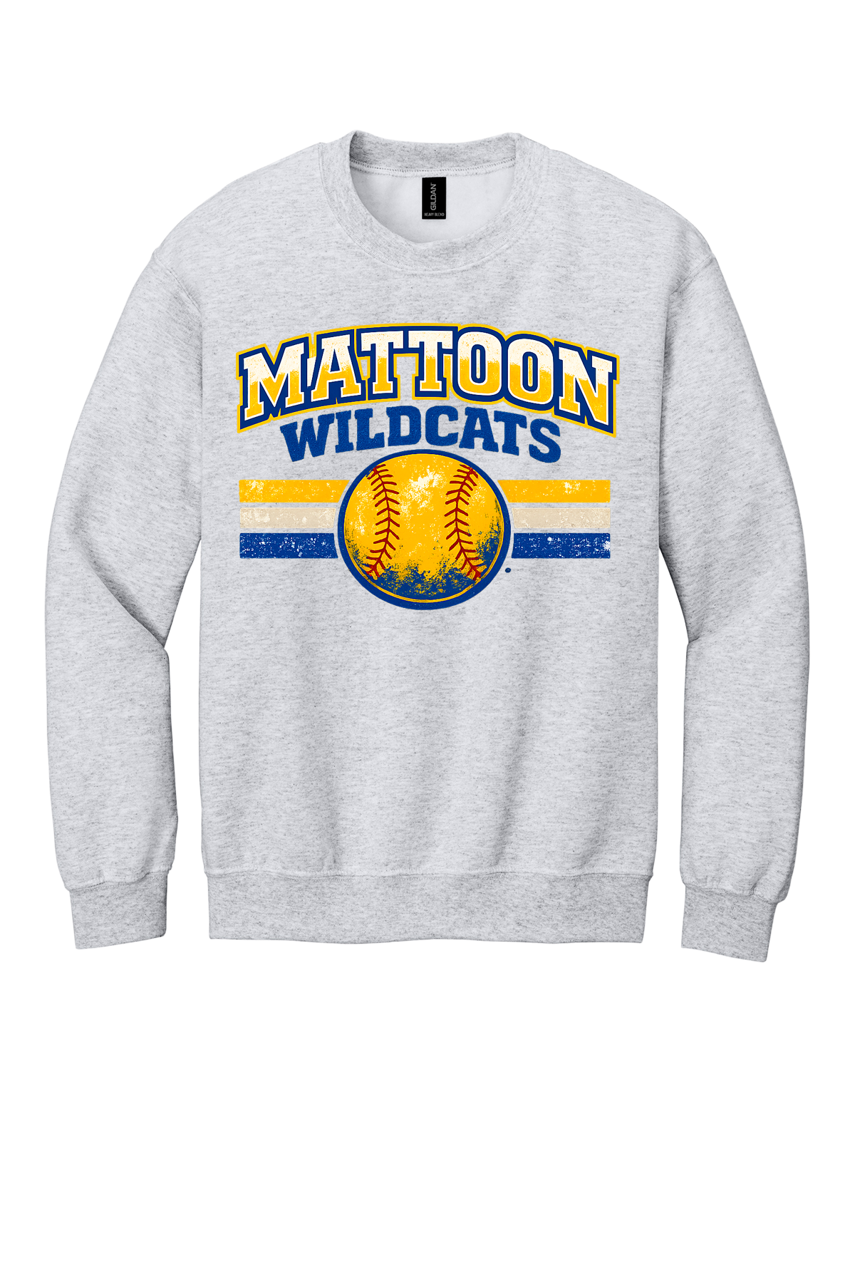 Wildcats Distressed Softball
