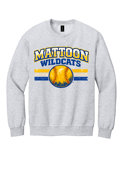 Wildcats Distressed Softball