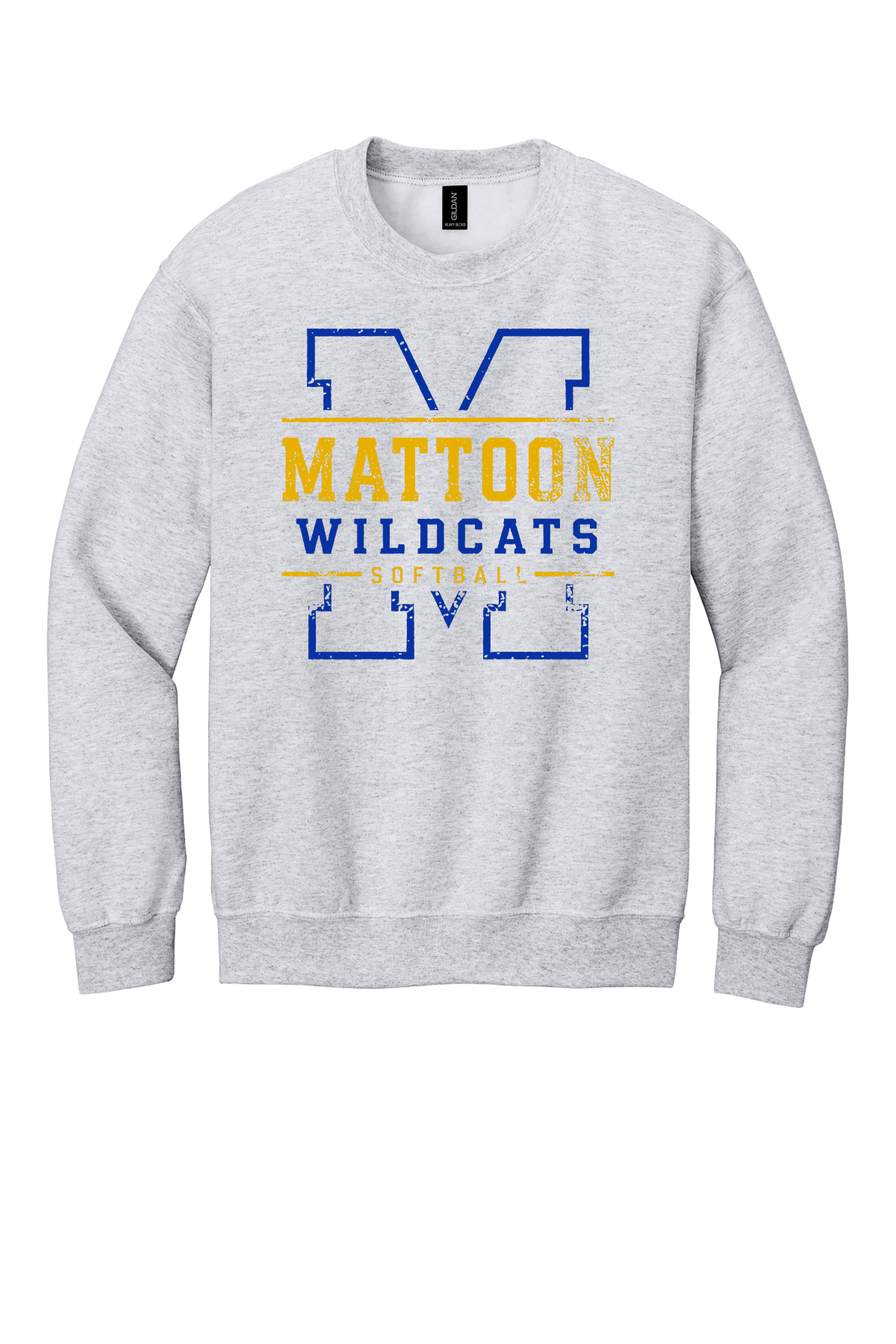Wildcats Distressed M Softball