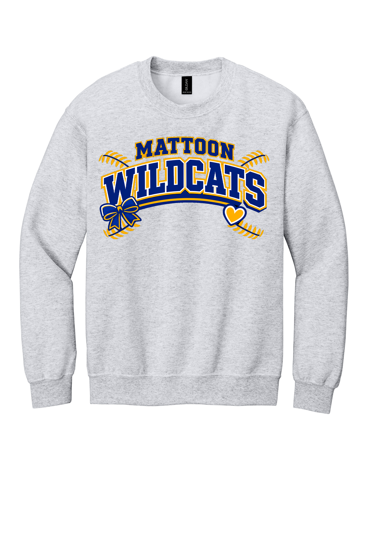 Wildcats Softball Heart&Bow