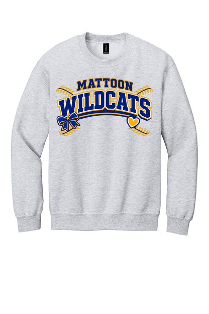 Wildcats Softball Heart&Bow