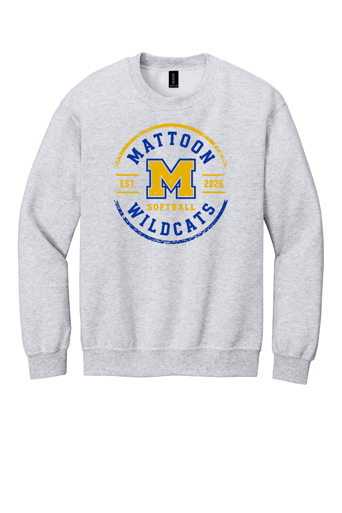 Wildcats Distressed Circle