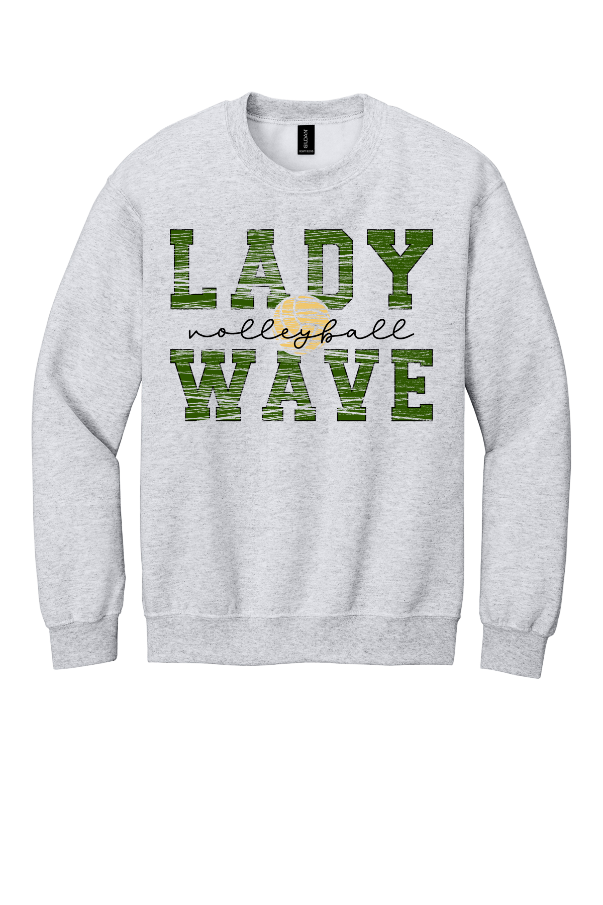 Lady Wave Volleyball Distressed