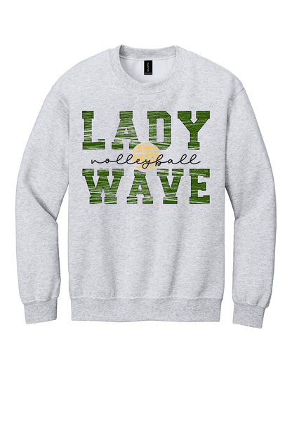 Lady Wave Volleyball Distressed
