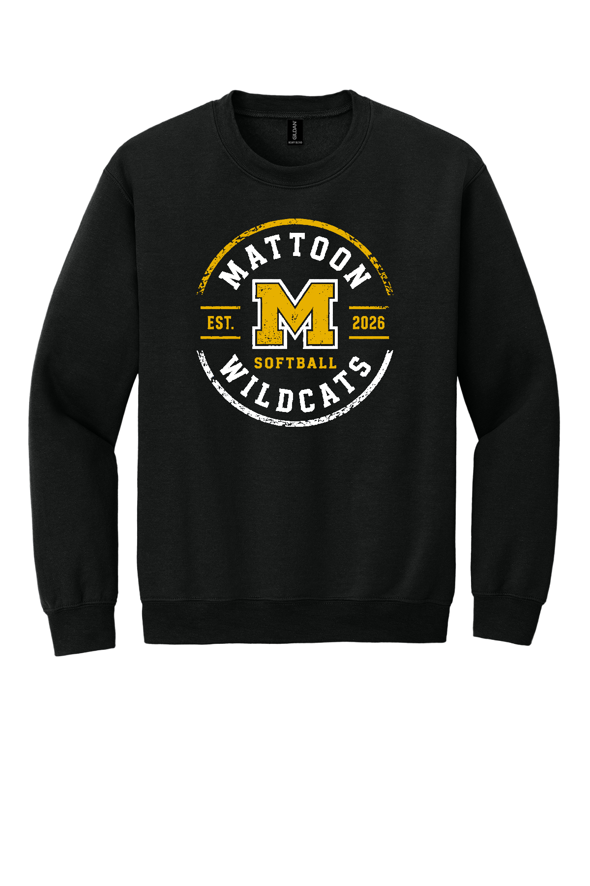 Wildcats Distressed Circle