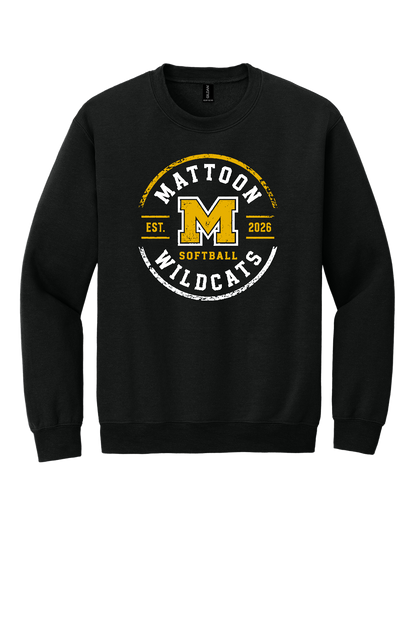 Wildcats Distressed Circle