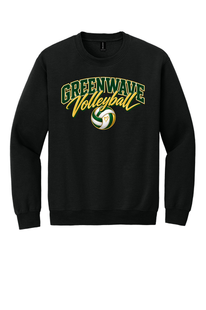 Greenwave Volleyball Heart