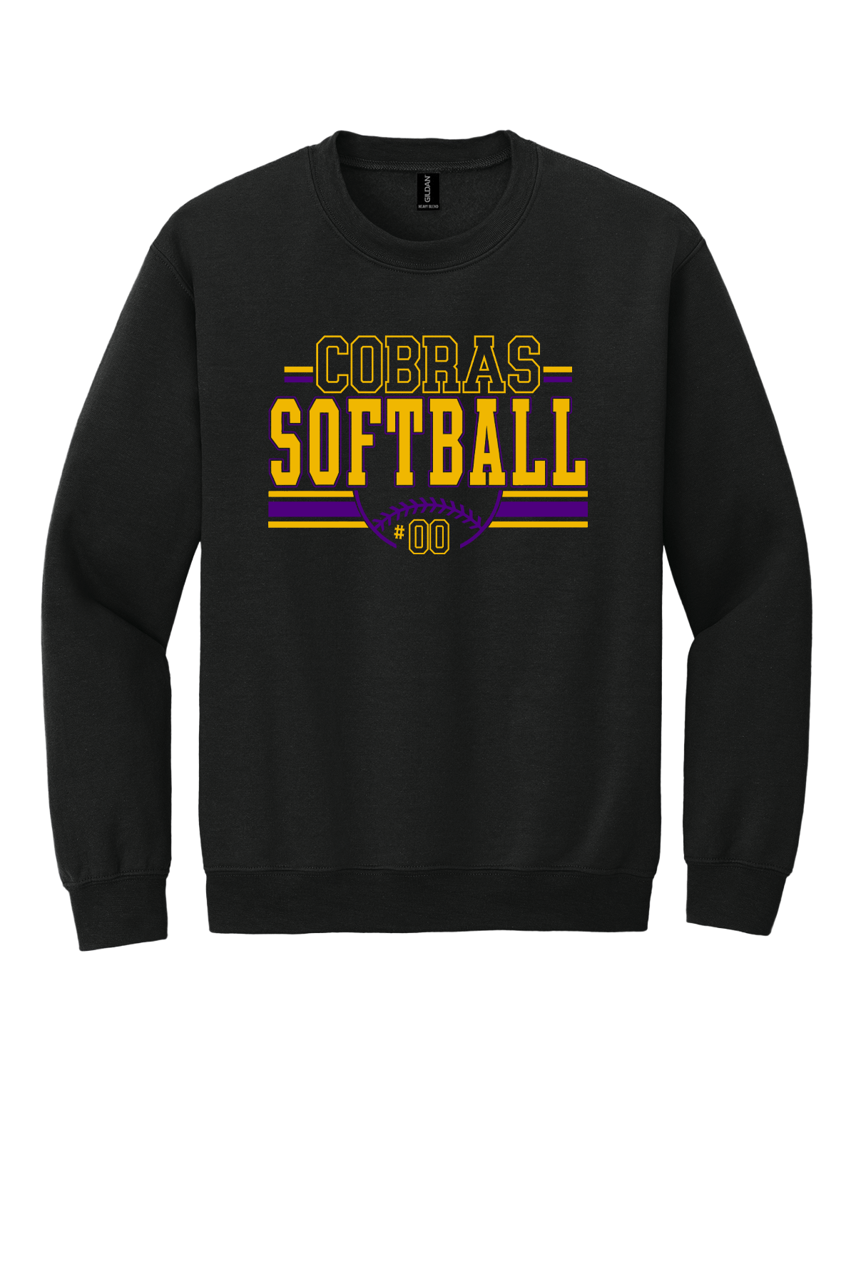 Cobras Softball Number Vintage
