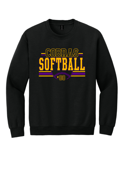 Cobras Softball Number Vintage
