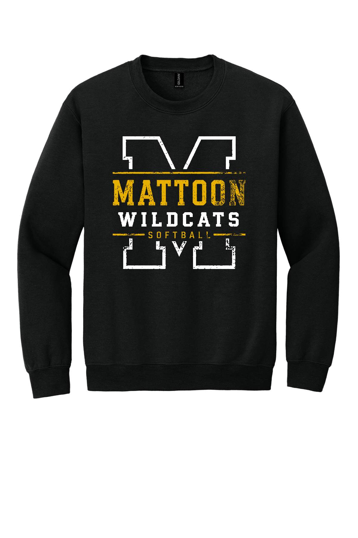Wildcats Distressed M Softball