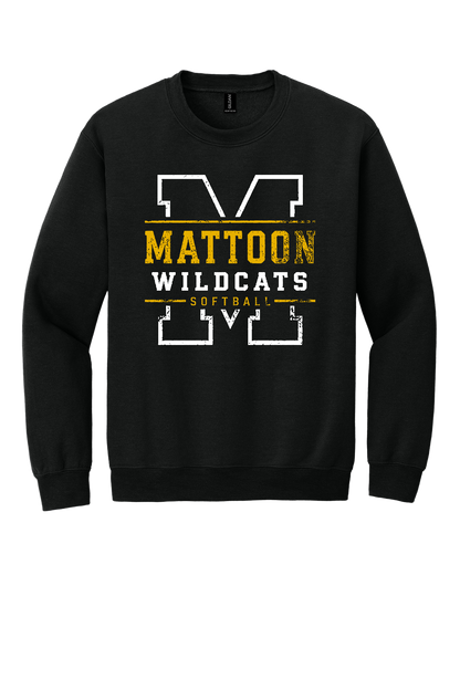 Wildcats Distressed M Softball
