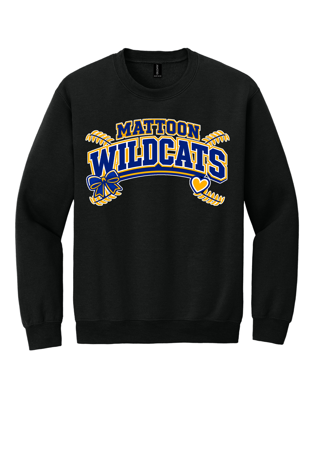 Wildcats Softball Heart&Bow
