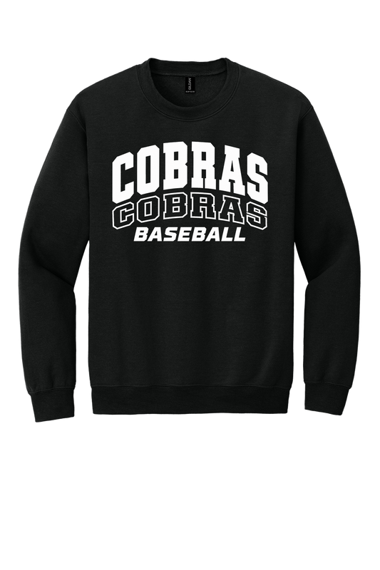 Cobras Baseball Outline White Version