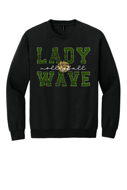 Lady Wave Volleyball Distressed