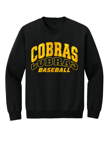 Cobras Baseball Outline Gold Version