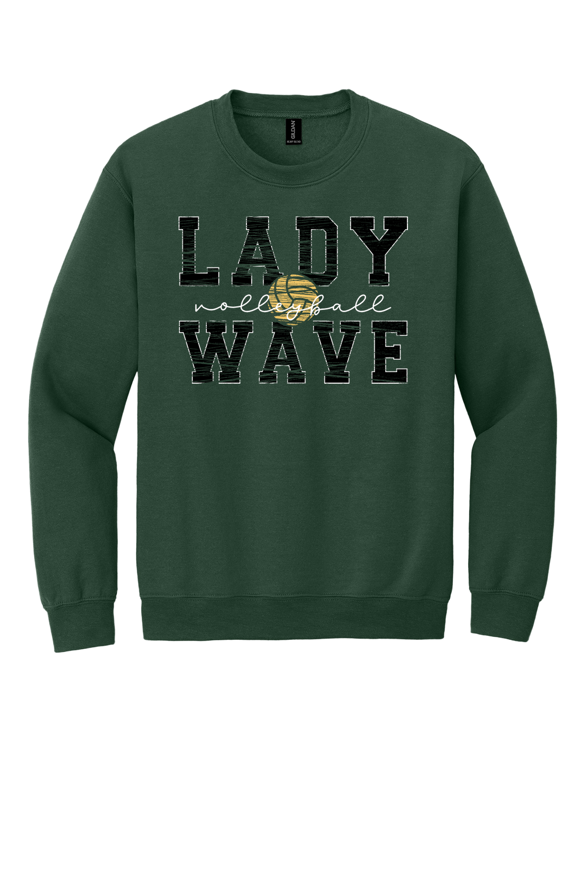 Lady Wave Volleyball Distressed