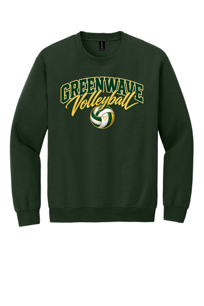 Greenwave Volleyball Heart