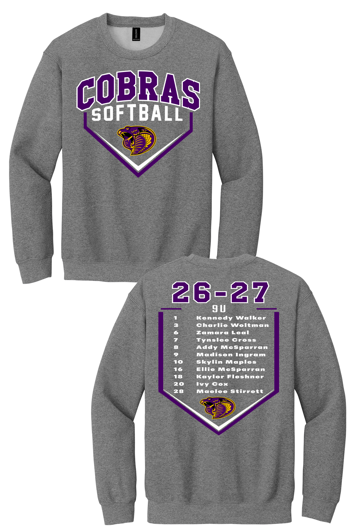 Cross 9U Team Crewneck