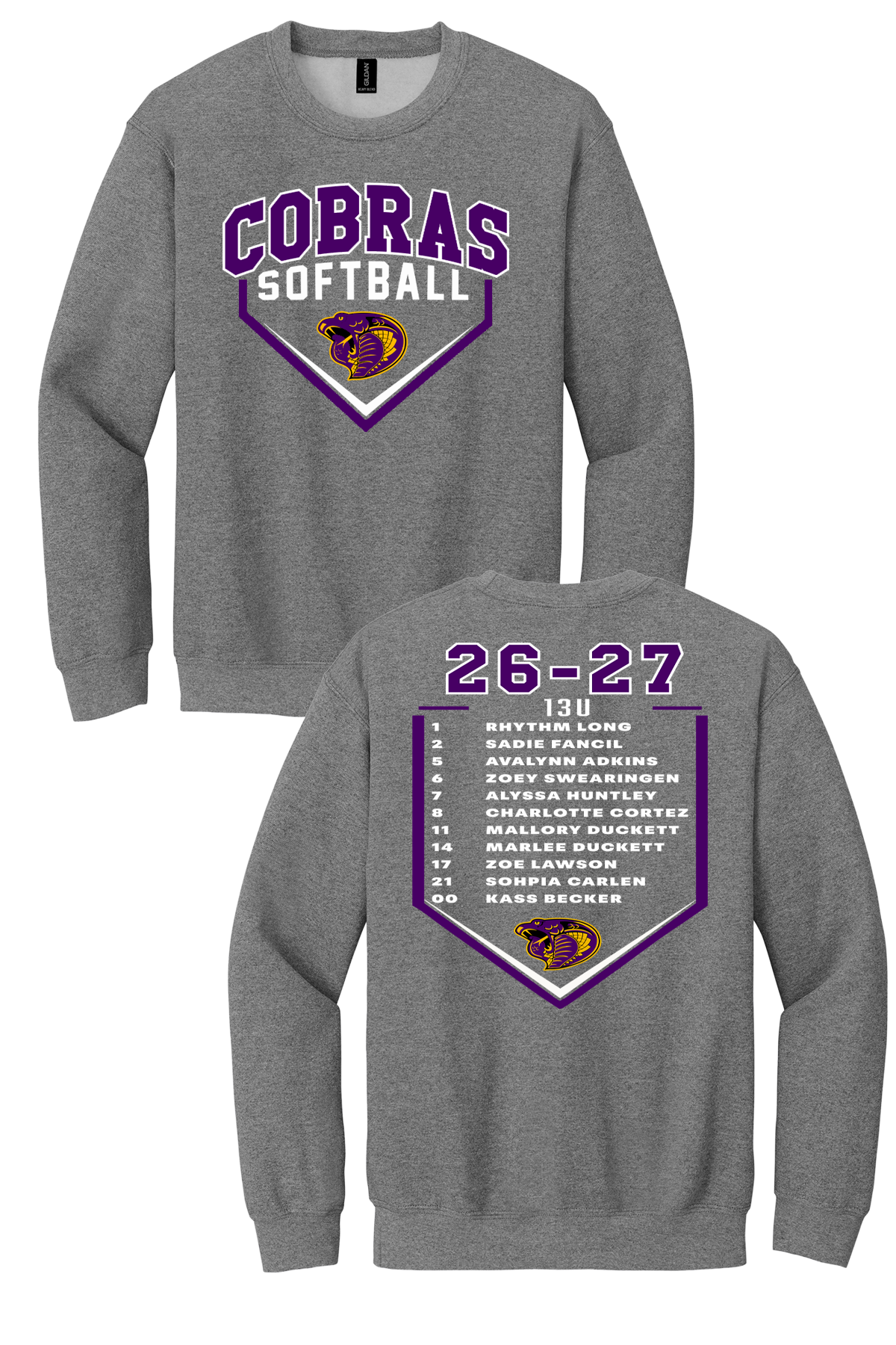 Duffy 13U Team Crewneck