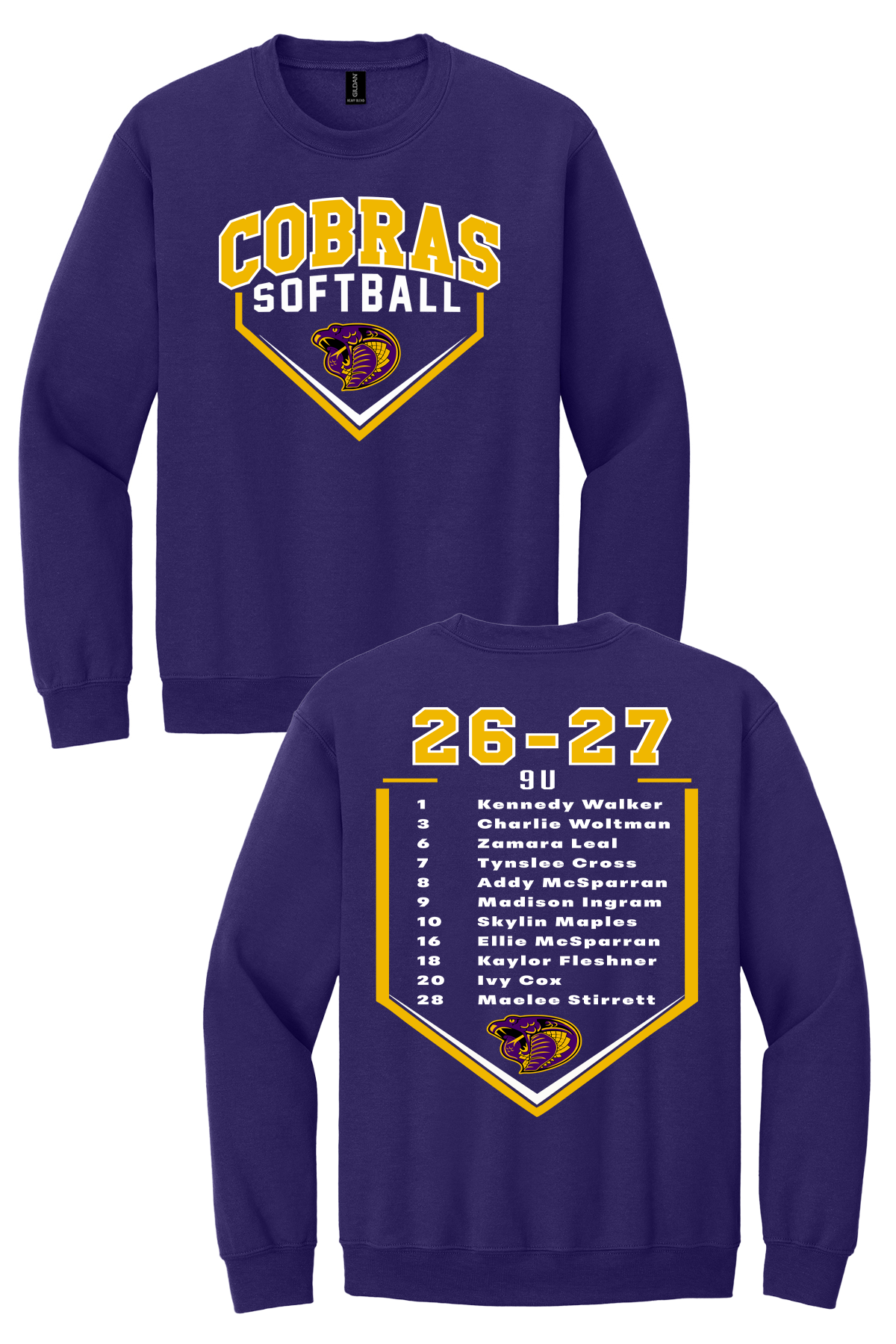 Cross 9U Team Crewneck