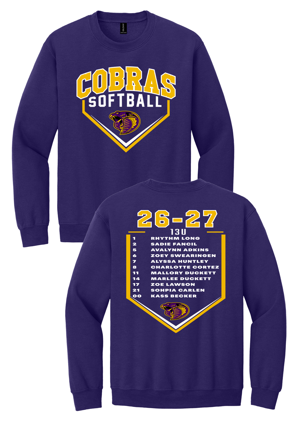 Duffy 13U Team Crewneck