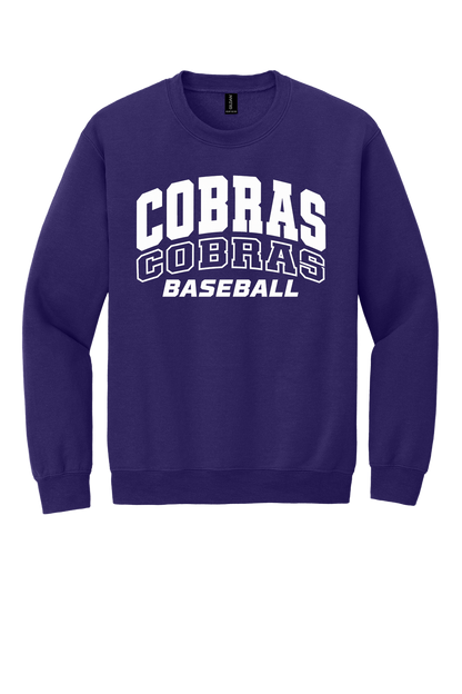 Cobras Baseball Outline White Version