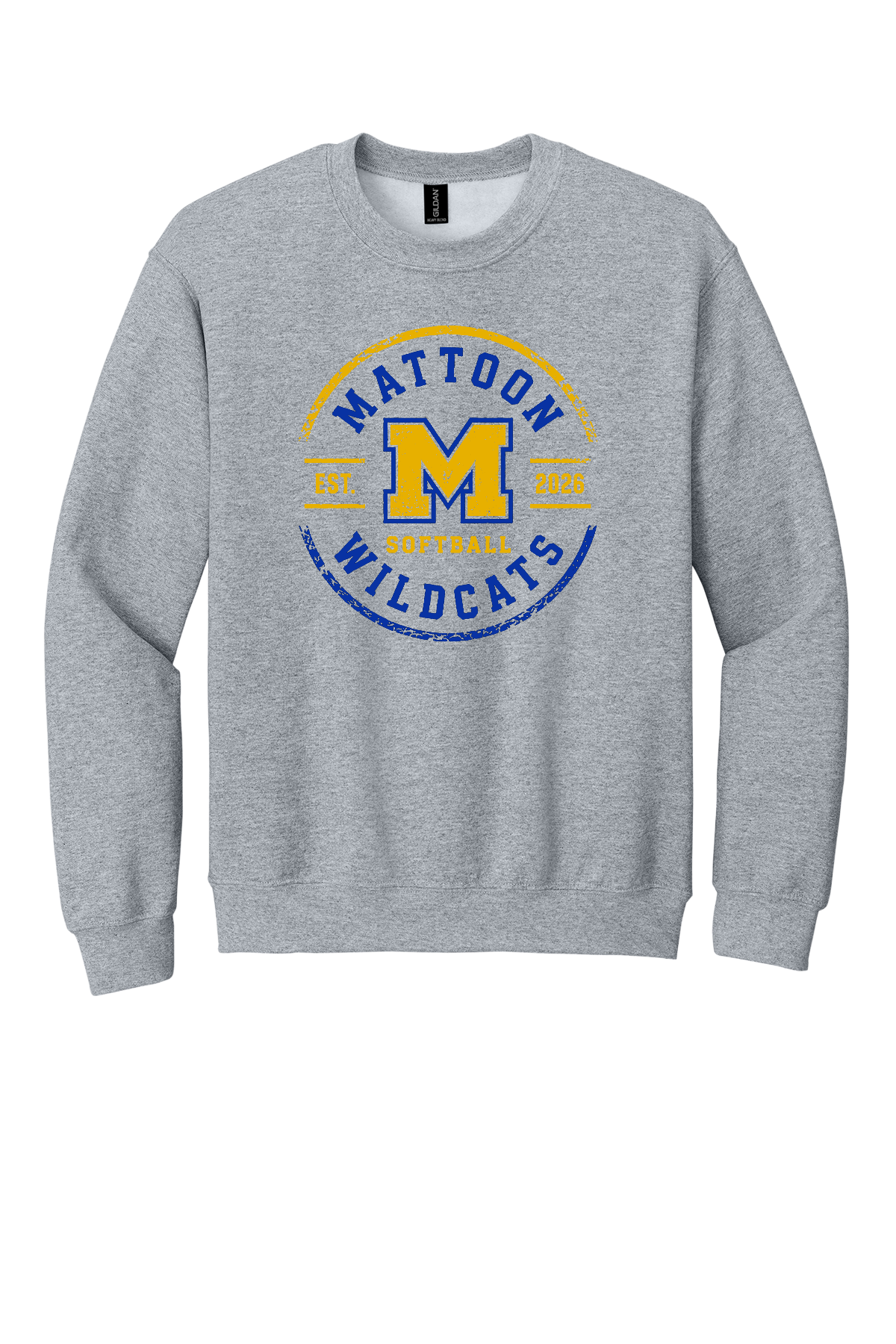 Wildcats Distressed Circle