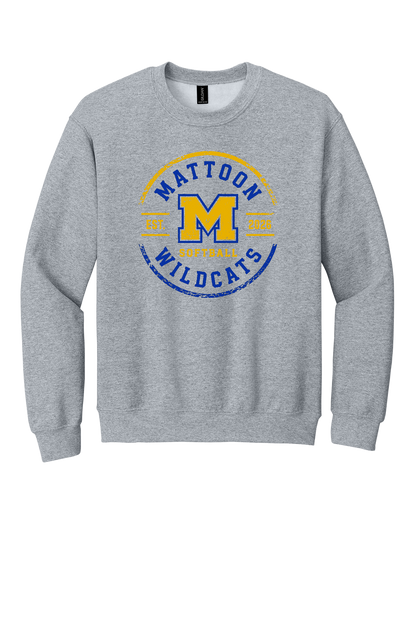 Wildcats Distressed Circle