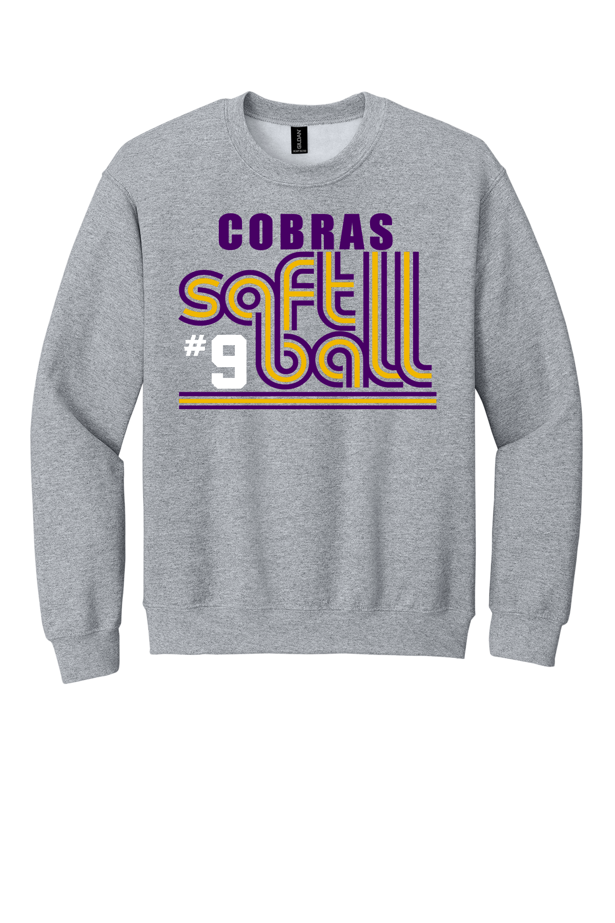 Retro Cobras Softball Logo