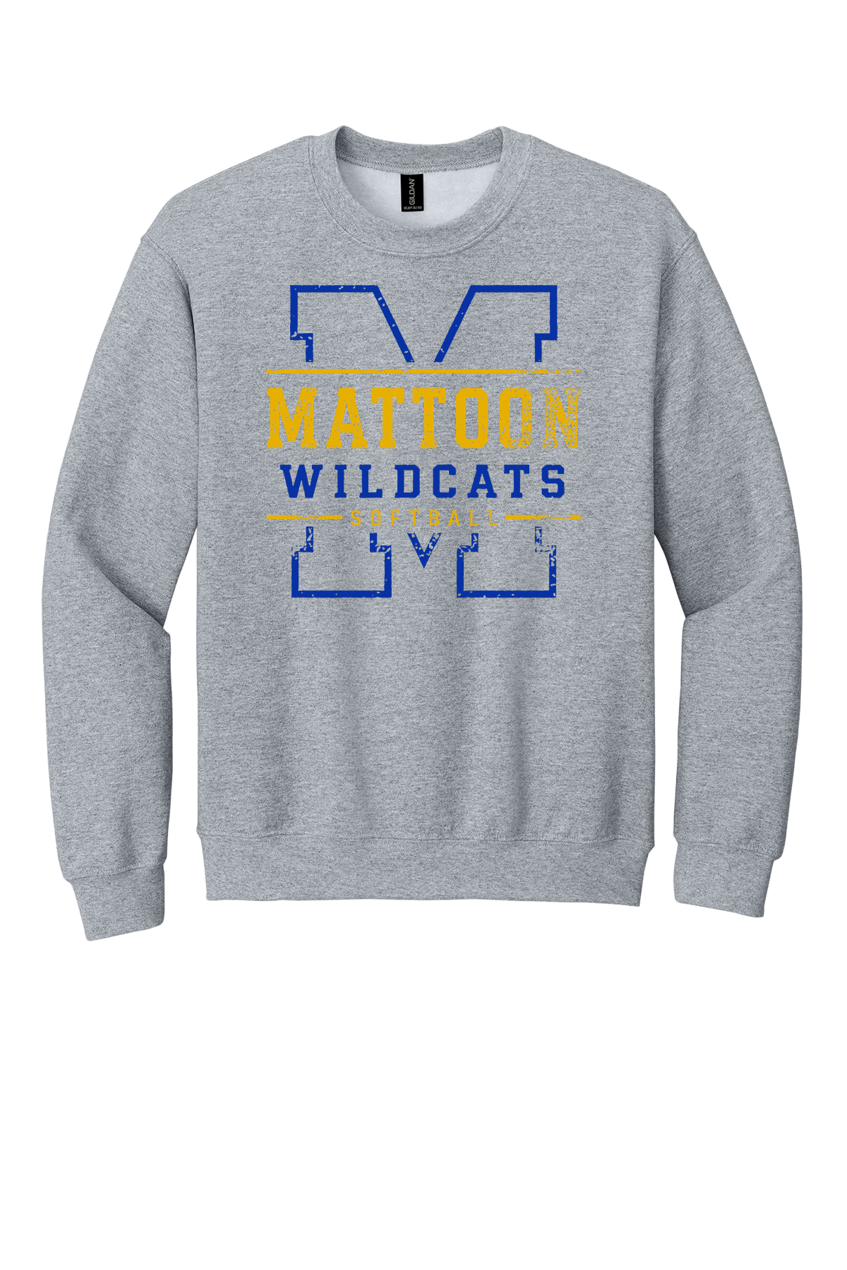 Wildcats Distressed M Softball