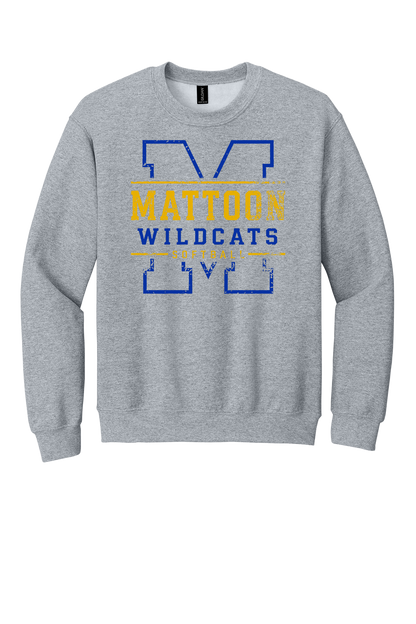 Wildcats Distressed M Softball