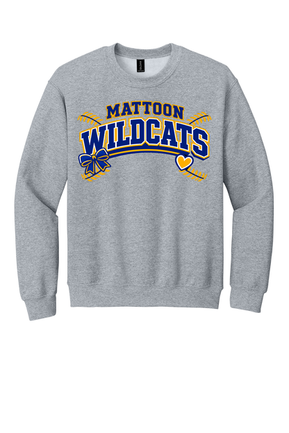 Wildcats Softball Heart&Bow