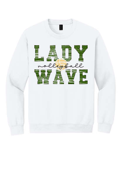 Lady Wave Volleyball Distressed