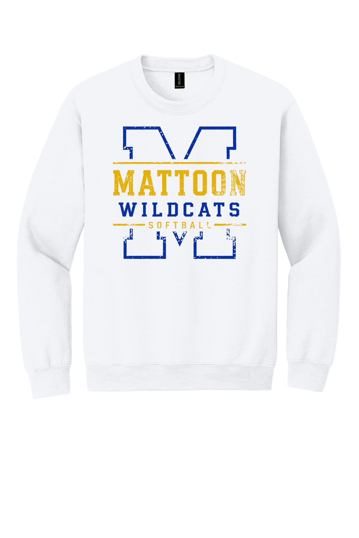 Wildcats Distressed M Softball