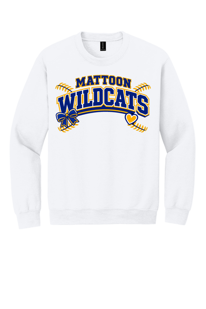 Wildcats Softball Heart&Bow