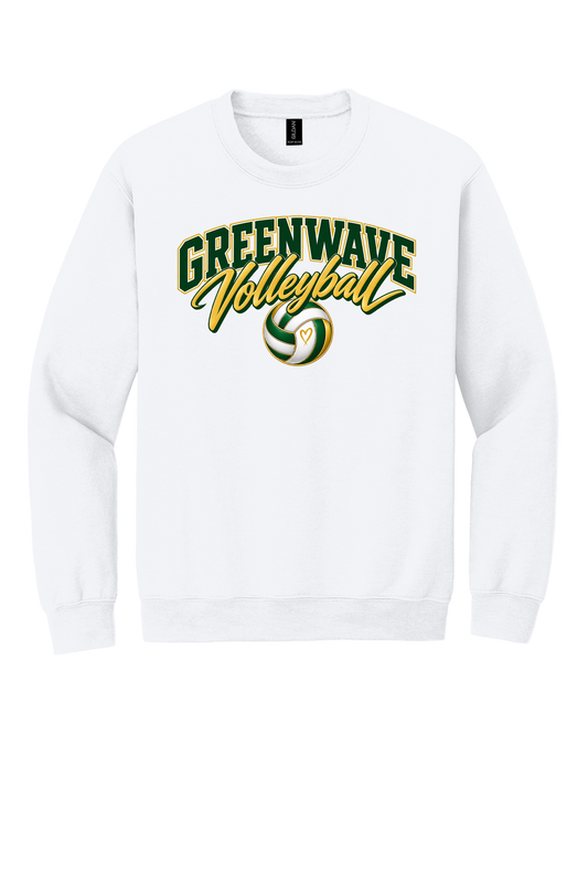 Greenwave Volleyball Heart