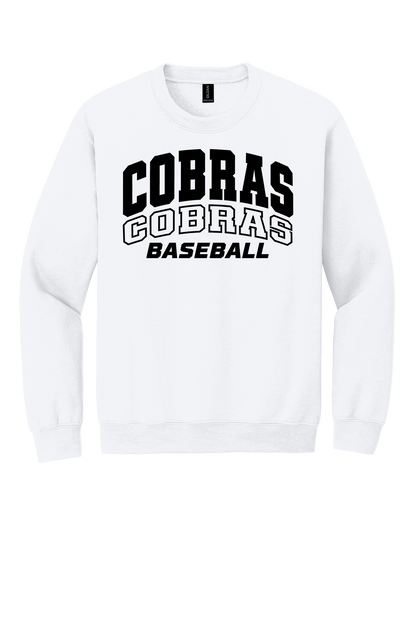 Cobras Baseball Outline White Version