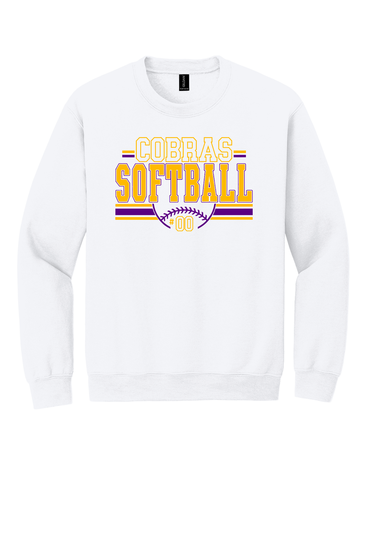 Cobras Softball Number Vintage