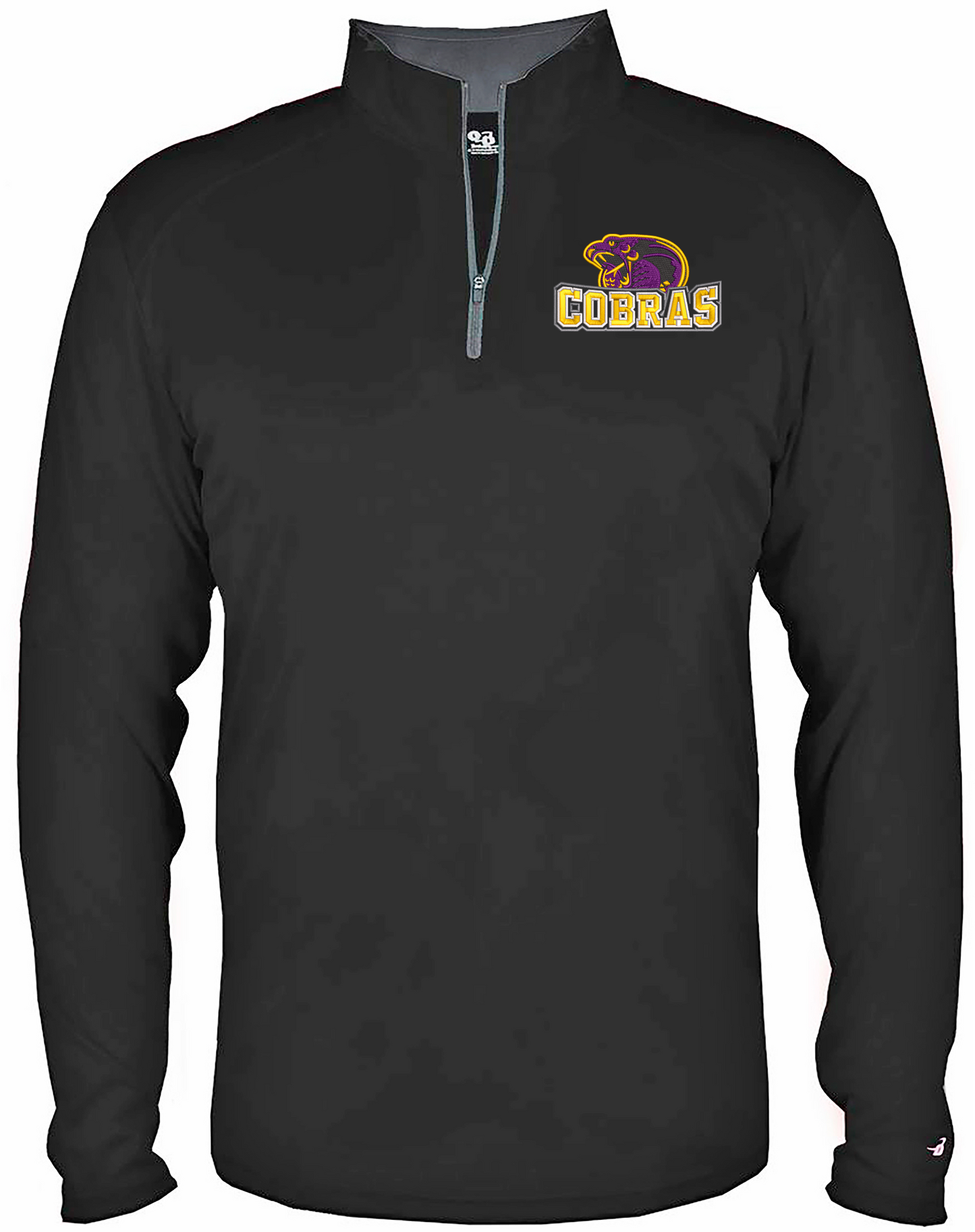 24/25 Cobras Long Sleeve Embroidered Dri-Fit Quarter Zips