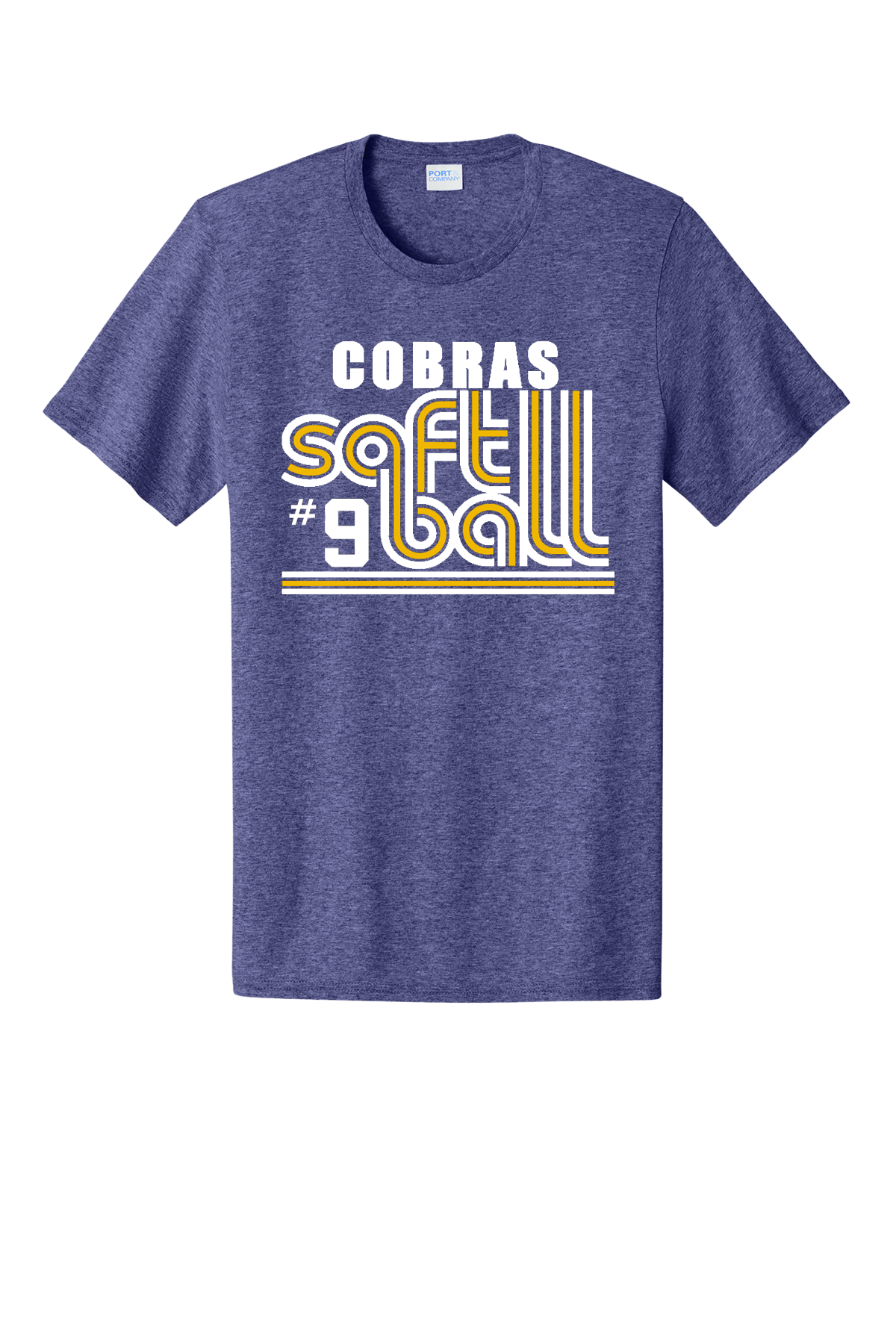 Retro Cobras Softball Logo