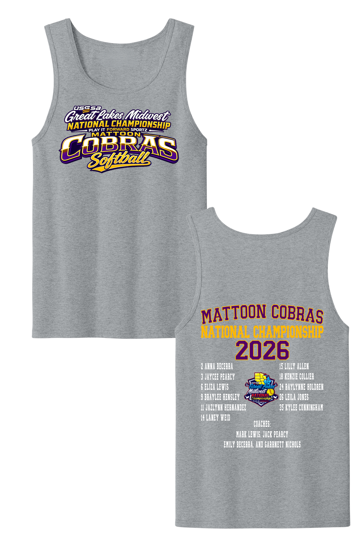 Great Lakes Nationals Unisex Tank