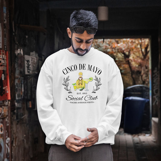 Cinco De Mayo Social Club Crewneck