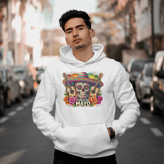 Cinco De Mayo Skull Hoodie